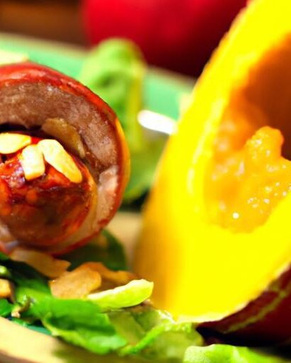 Hearty Turkey Sausage & Apple Stuffed Acorn Squash Recipe