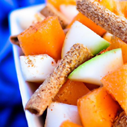 Sweet Twist: Fruit Salsa Paired with Cinnamon Chips Delight
