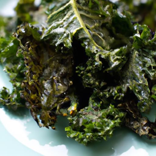 Crispy Baked Kale Chips with Nutritional Yeast Boost
