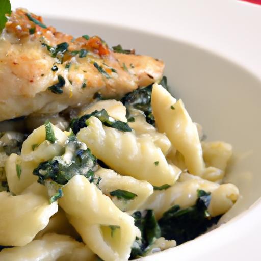 Indulgent Creamy Chicken Florentine Pasta: A Savory Delight