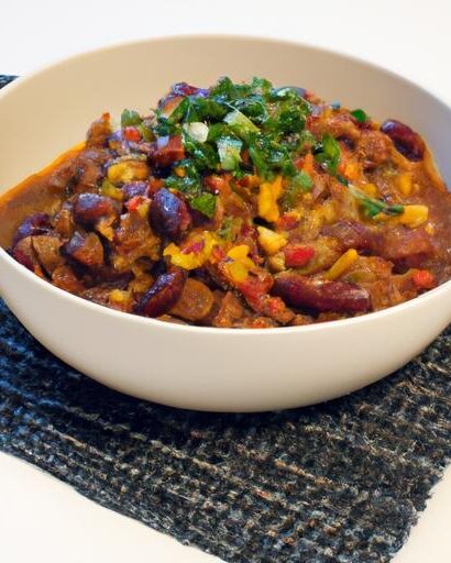 Hearty Vegetarian Chili Con Carne: A Flavorful Twist