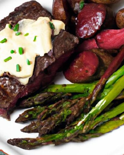 Savor the Perfect Pair: Steak and Potato Salad Delight