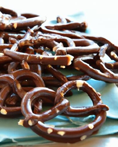 The Irresistible Crunch of Dark Chocolate Pretzels