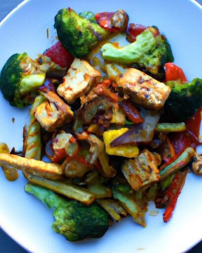 Vibrant Vegan Tempeh Stir-Fry: A Colorful Veggie Feast
