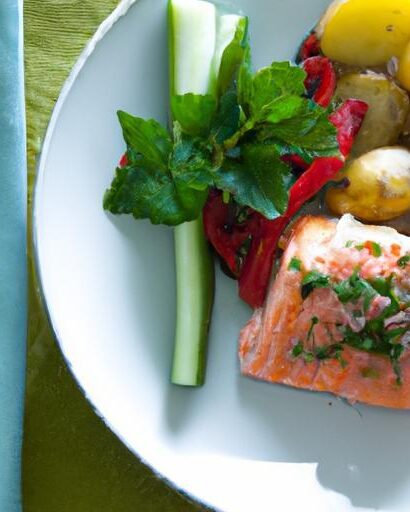 Fresh Flavors: Salmon & Potato Salad with Zesty Dill Dressing