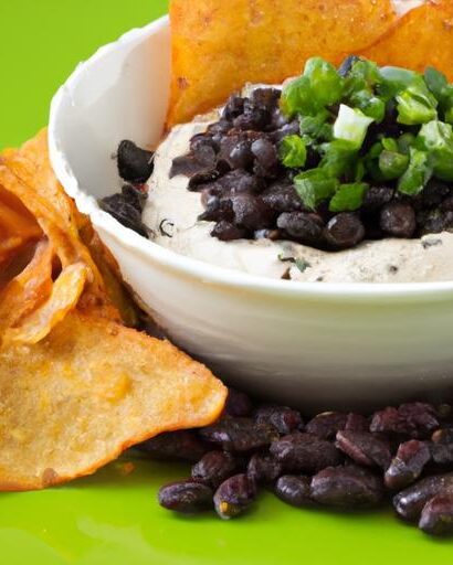 Bold & Zesty: Spicy Black Bean Dip with Crunchy Chips