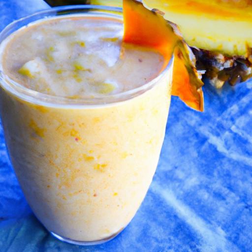 Tropical Smoothie Blend: Mango, Pineapple & Coconut Milk Delight