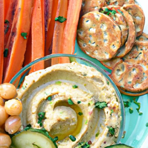 Edamame Hummus‌ & Rice Crackers: A Nutritious Snack Remix