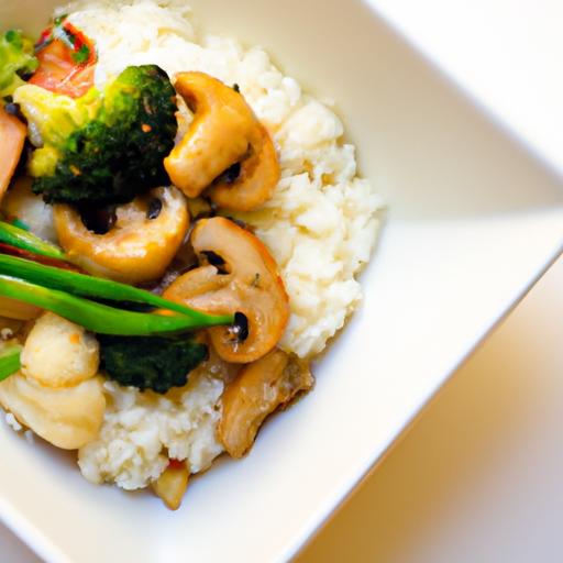 Savor Healthy Flavors: Cauliflower Rice Stir-Fry with Soy Sauce