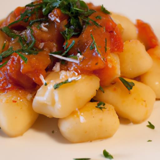 crafting Classic Gnocchi with Rich Homemade Tomato Sauce