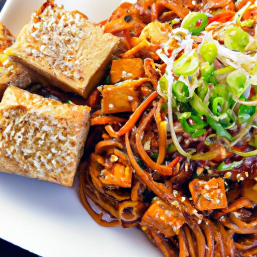 Fiery Gochujang Noodles with Crispy Tofu: A Flavor Kick