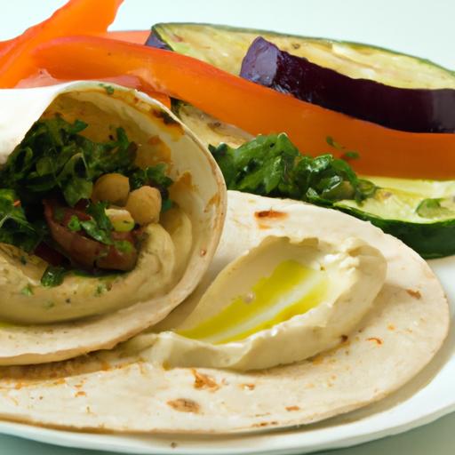 Flavorful Hummus & Roasted Veggie Wraps: A Tasty Twist