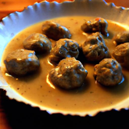 Hearty Vegan Swedish Meatballs with Lush Creamy Gravy