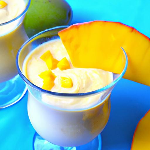 Tropical Smoothie Blend: Mango, Pineapple & Coconut Milk Delight