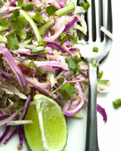 Zesty Cilantro Lime Coleslaw: A Fresh Twist on Classic Salad