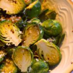 Golden Roasted Brussels Sprouts with Savory Parmesan Twist
