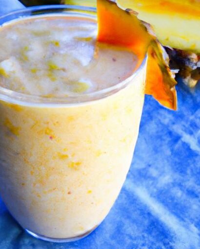 Tropical Smoothie Blend: Mango, Pineapple & Coconut Milk Delight