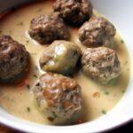 Hearty Vegan Swedish Meatballs with Lush Creamy Gravy