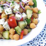 Fresh & Flavorful: Chickpea Cucumber Feta Salad Recipe