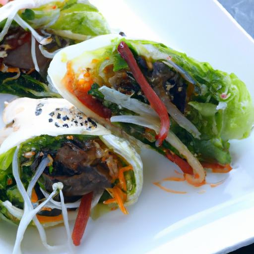 Fusion Flavors: Korean Beef Bulgogi Wraps with Kimchi Slaw