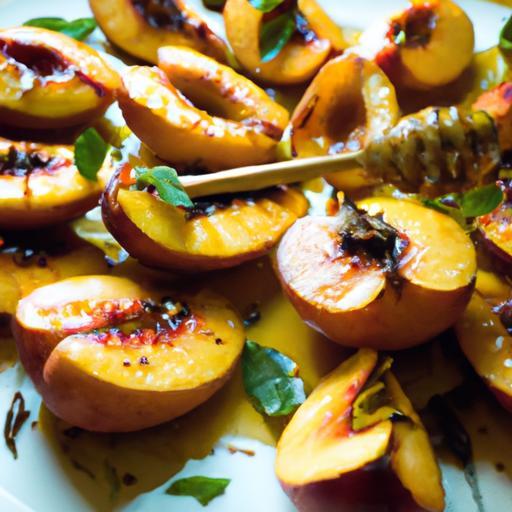 Sweet & Savory: Grilled Peaches with Honey and Thyme