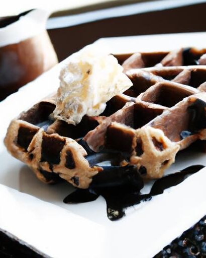 Decadent Double Chocolate Chip Waffles: A Sweet Breakfast Delight