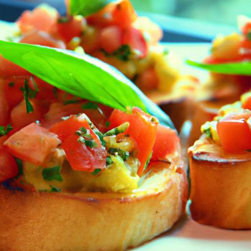 Timeless Taste: Crafting Classic Tomato & Basil Bruschetta