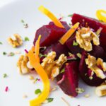 Bright Beetroot & Orange Salad with Crunchy Walnuts Delight