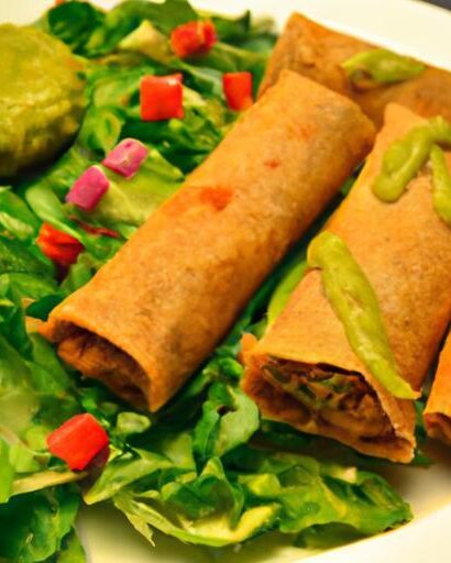 Crispy Vegan Taquitos: A Flavorful, Plant-Based Crunch