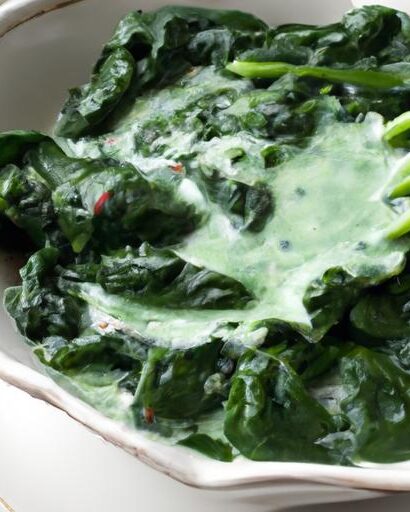 Creamed Spinach: The Timeless Classic Side Dish Staple