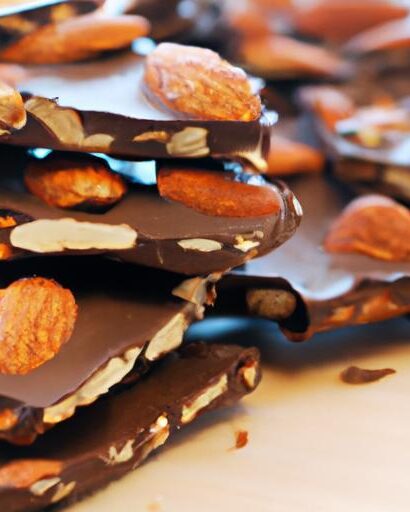 Decadent Salted Caramel Chocolate Bark with Crunchy Almonds