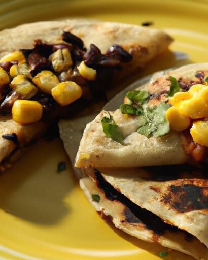 Black Bean & Corn Quesadillas: A Flavor-Packed Delight