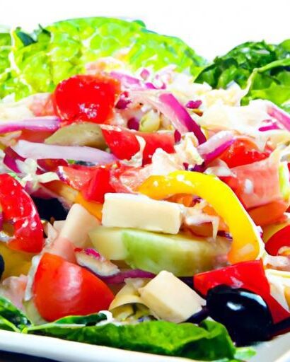 Fresh & Flavorful: The Art of Italian Chopped Salad