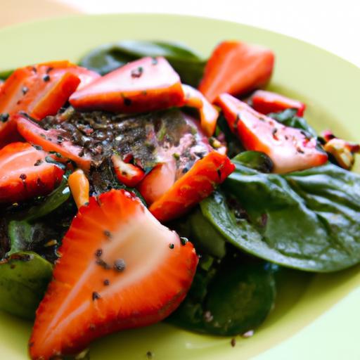Fresh & Fruity: Strawberry Spinach Salad with Poppy Seed Twist