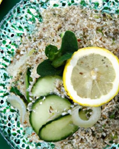 Zesty Lemon Herb Quinoa Salad with Cucumber & Mint Delight