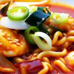 Melting Cheese Meets Fiery Delight: Korean Spicy Ramen Twist