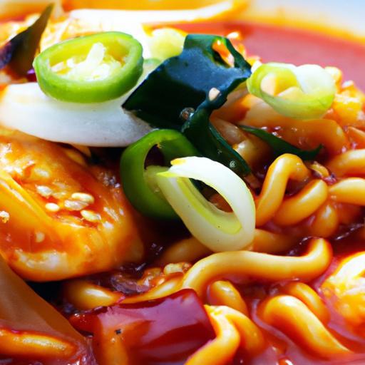 Melting Cheese Meets Fiery Delight: Korean Spicy Ramen Twist
