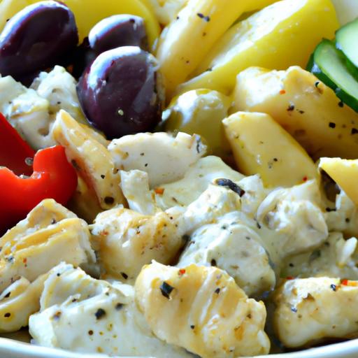 Mediterranean Delight: Greek Chicken Bowls with Tzatziki Sauce