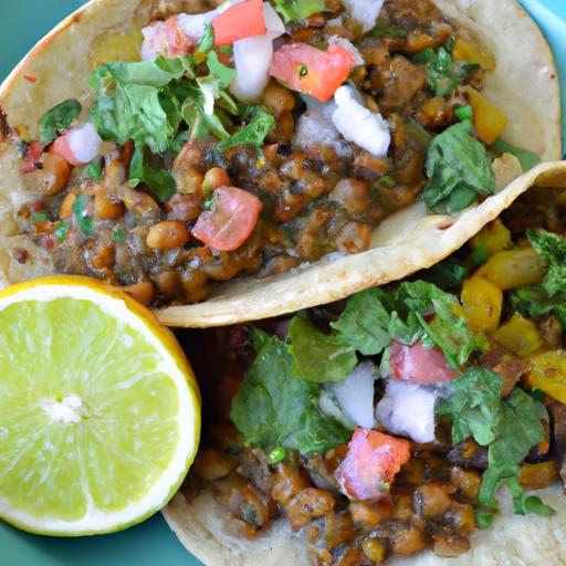 Zesty Vegan Lentil Tacos with Vibrant Salsa Verde Flair