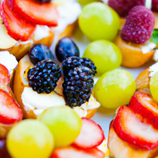 Bright Bites: Fresh Fruit Bruschetta with Mascarpone spread