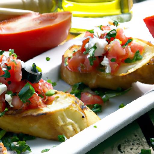 Bruschetta Bliss: Savoring italy's Toasted Tomato Treat