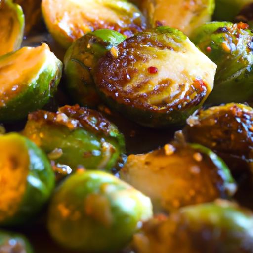 Golden Roasted Brussels ⁢Sprouts​ with⁢ Tangy Balsamic Glaze