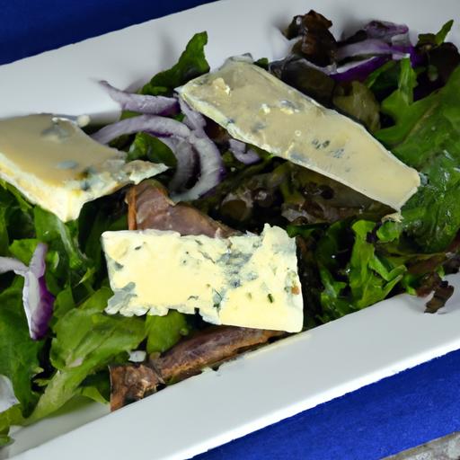 Bold Flavors Unite: Steak​ Salad with Blue Cheese & Onions