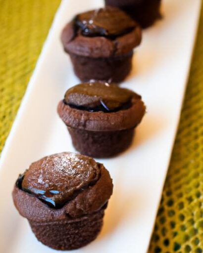 Decadent Chocolate Soufflé Cupcakes with Gooey Centers