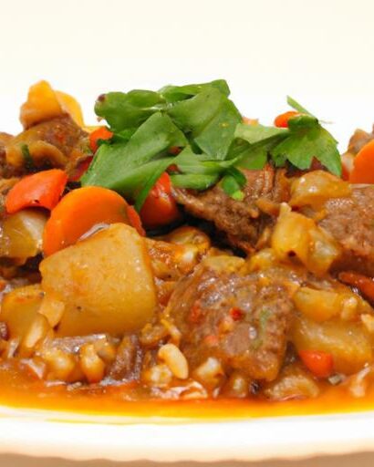 Hearty Slow Cooker Beef and Barley Stew for Cozy Evenings