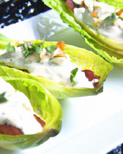 Crisp Endive Boats Stuffed with Creamy Herbed Goat Cheese