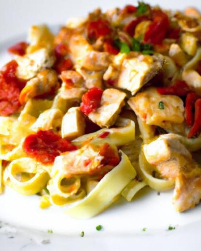 Savor the Flavor: Sun-Dried Tomato Chicken Pasta Delight