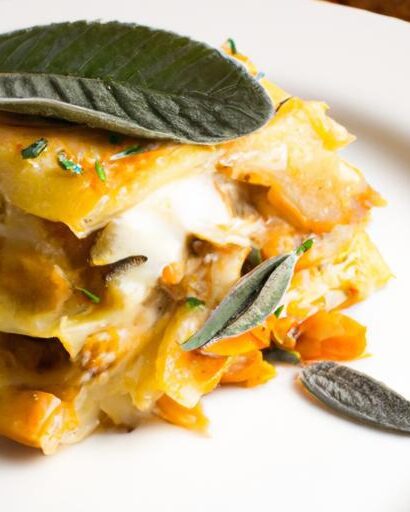 Butternut Squash Lasagna with Sage: A Cozy Fall Delight