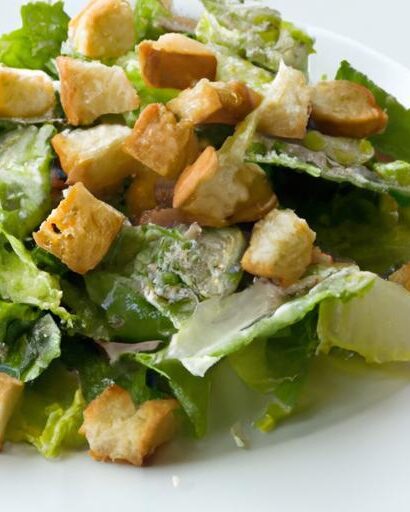 Timeless Caesar Salad Recipe with Crispy Homemade Croutons