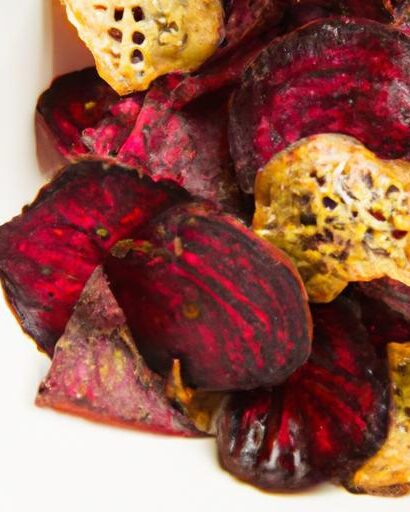Crispy Roasted Beet Chips with Sea Salt: A Healthy Twist